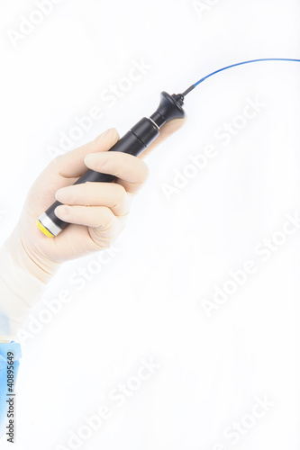 фотографія ablation cateter in the hand