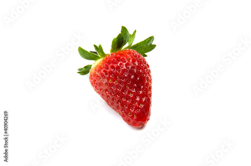 Fresh red strawberry isolated