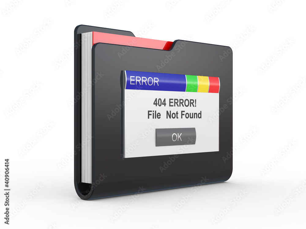error, file not found