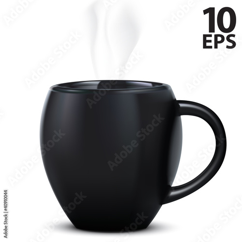 Mug  isolated on white. Vector illustration