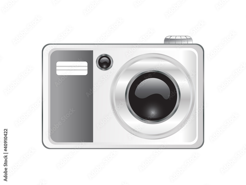 abstract digital camera icon