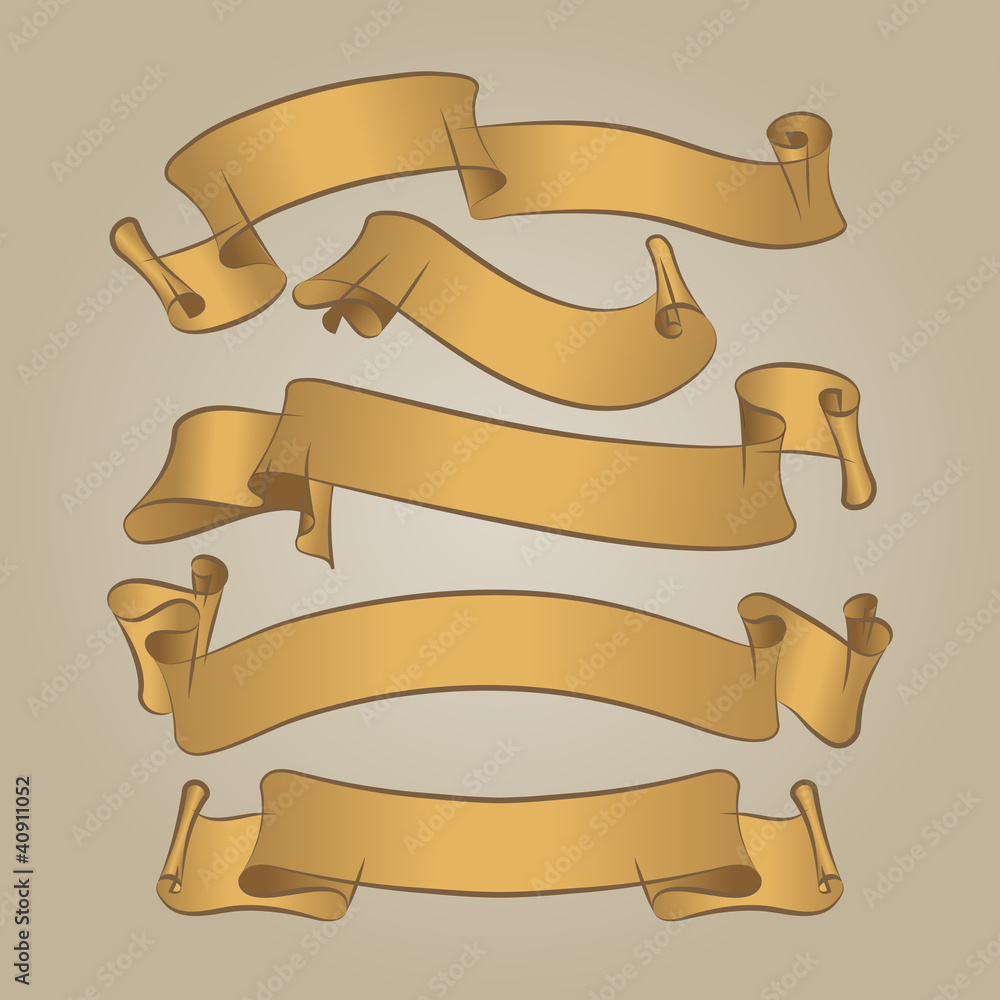 Old Banners vector for your design project Old Banners vector for your design project