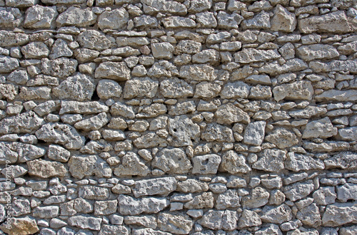 Mur średniowiecznego zamku, Jura