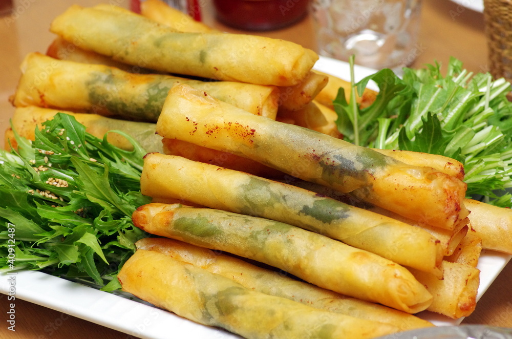 野菜春巻き 野菜春巻き