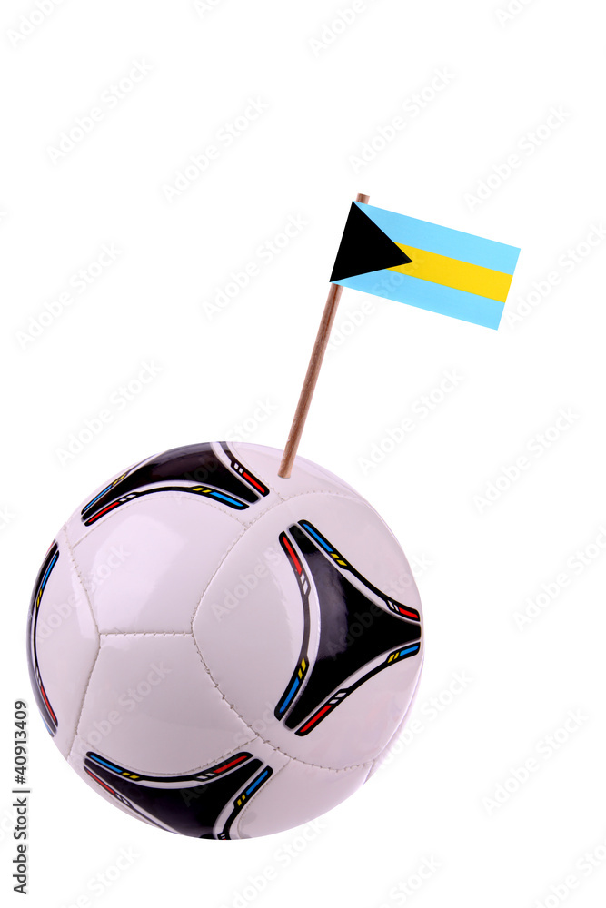 Soccerball or football in Bahamas StockFoto Adobe Stock