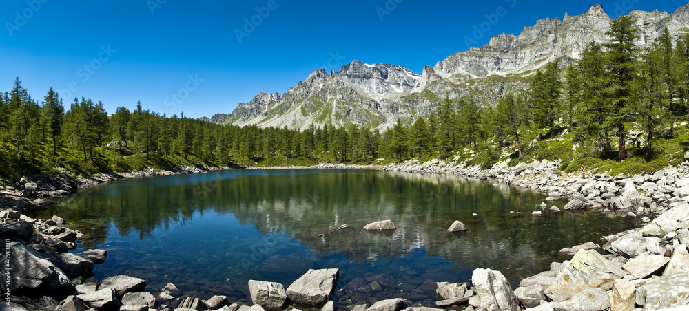 Alpe Devero - lago nero panorama