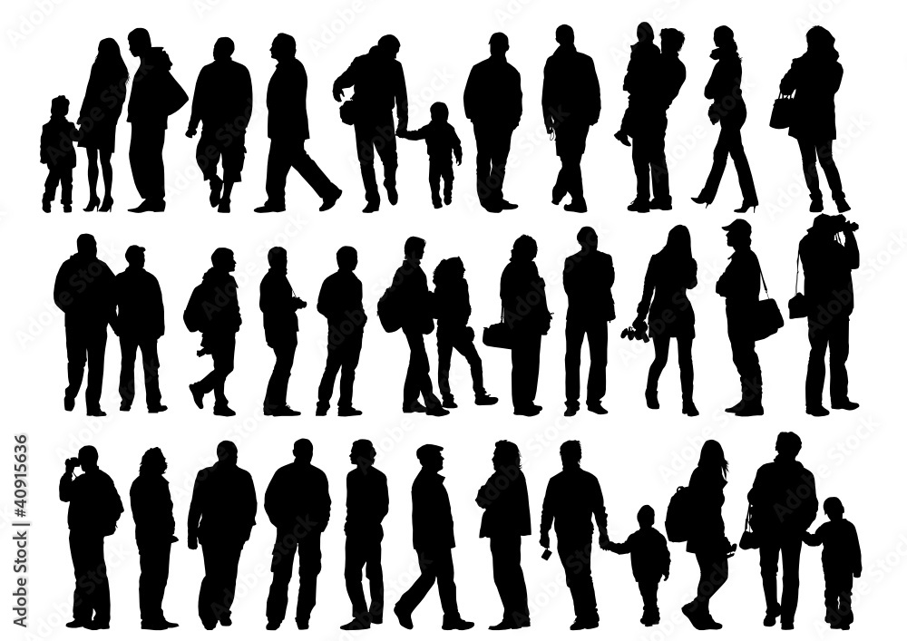 Collection of silhouettes Collection of silhouettes