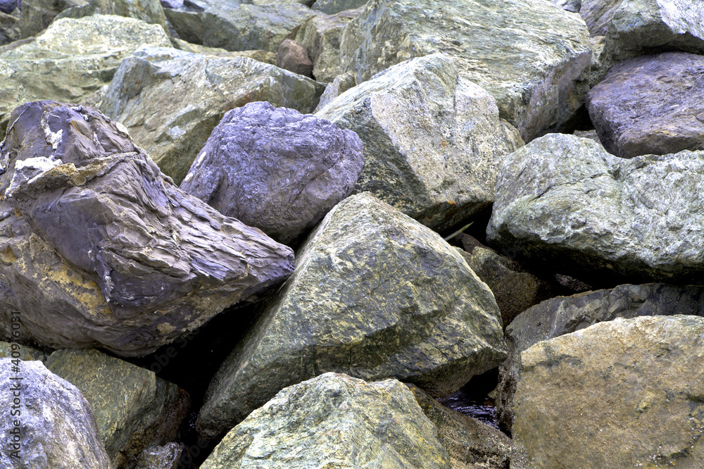Textur aus Steinen und Felsen