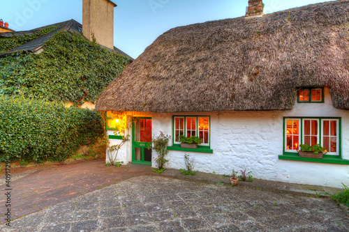 Traditional cottage house in Adare, Co. Limerick, Ireland #40917291