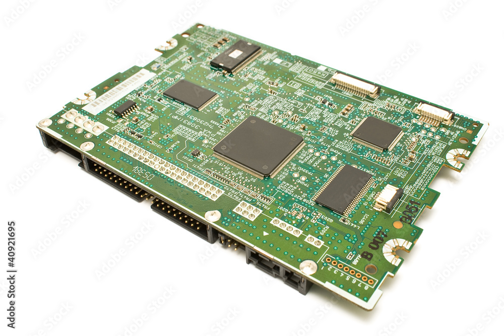 Hardware components and circuits board Hardware components and circuits board