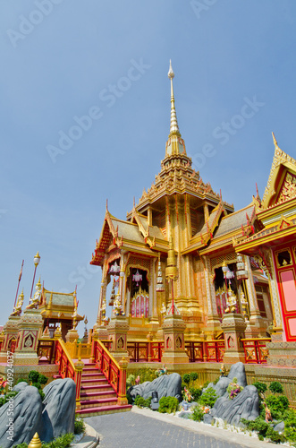 The royal crematorium in the royal cremation ceremony photo