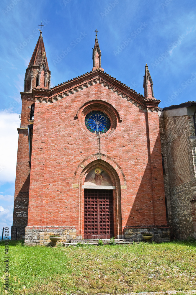 St. Lorenzo Church. Veano. Emilia-Romagna. Italy.
