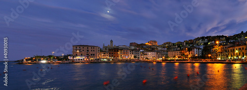 night panorame of Porto Santo Stefano