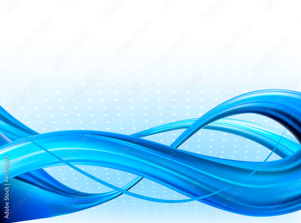 Fototapeta premium Abstract Blue Elegant Background. Vector