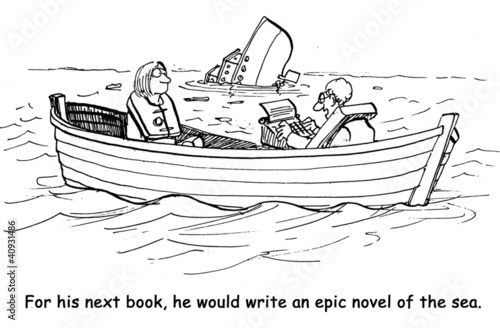 Obraz na plátně Sea novel