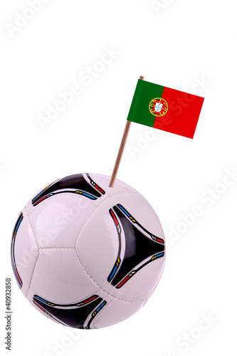 Soccerball or football in Portugal photo