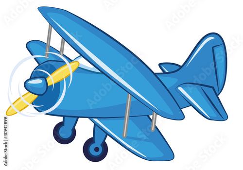 Blue airplane