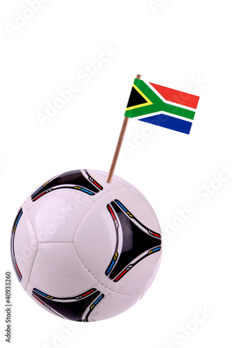 Soccerball or football in South Africa photo