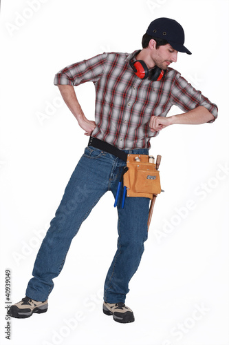 Fotografie Bearded manual worker