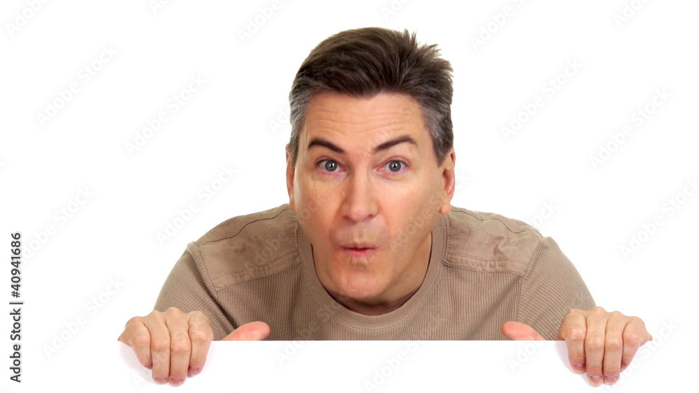 Happy surprised man. Happy surprised man.