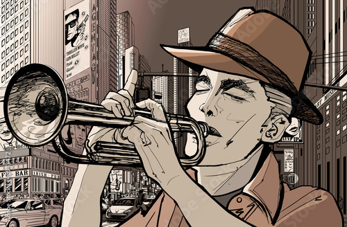 trumpeter in new-york