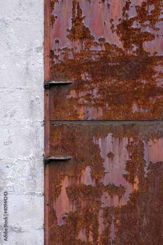 rusty metal door © Pink Badger