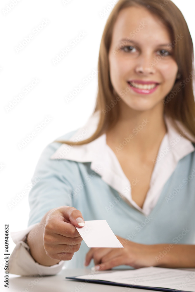 Closeup portrait of an attractive young woman Closeup portrait of an attractive young woman