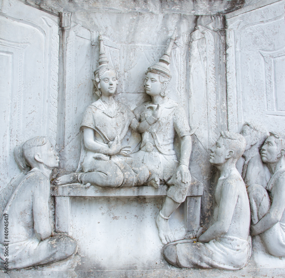 Sculpture of thai culture