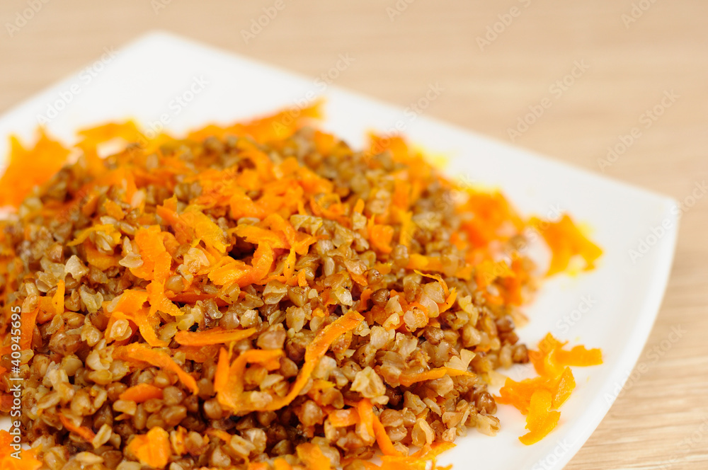 Buckwheat porridge with carrots Buckwheat porridge with carrots