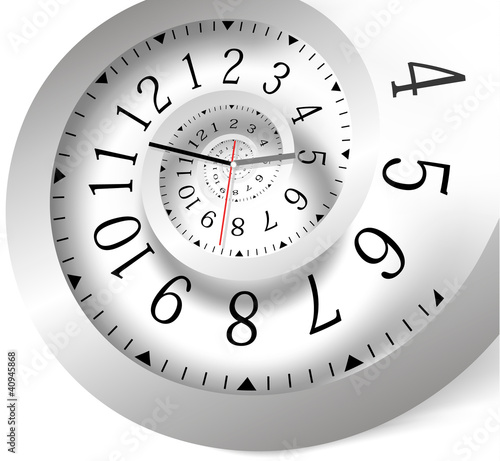 Infinity time background. Vector illustration