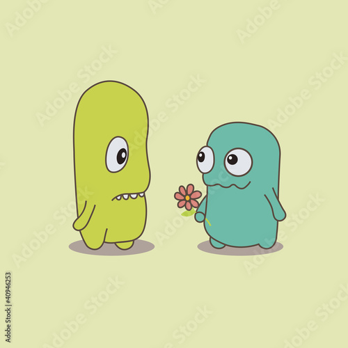 cartoon funny monsters