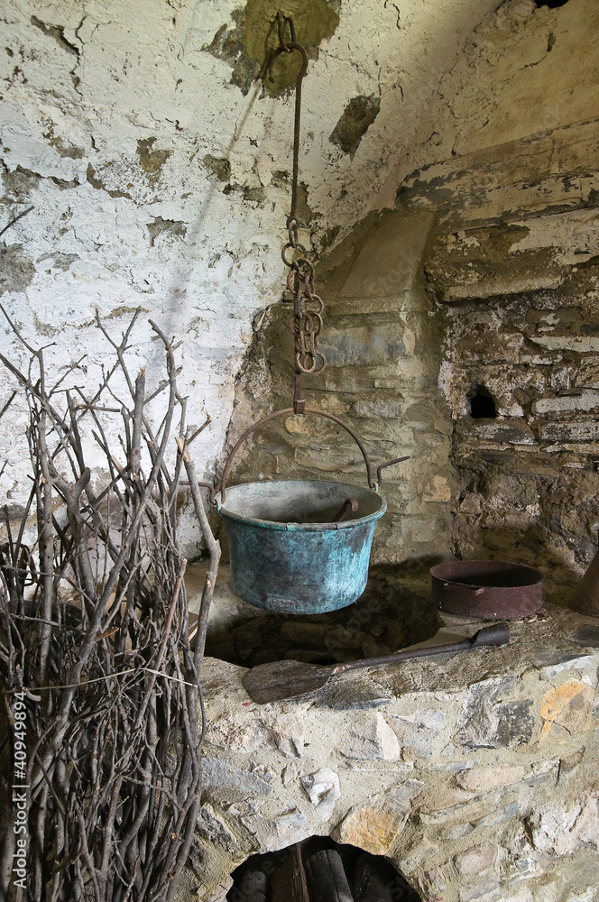 Interior Castle of Bardi. Emilia-Romagna. Italy. Interior Castle of Bardi. Emilia-Romagna. Italy.