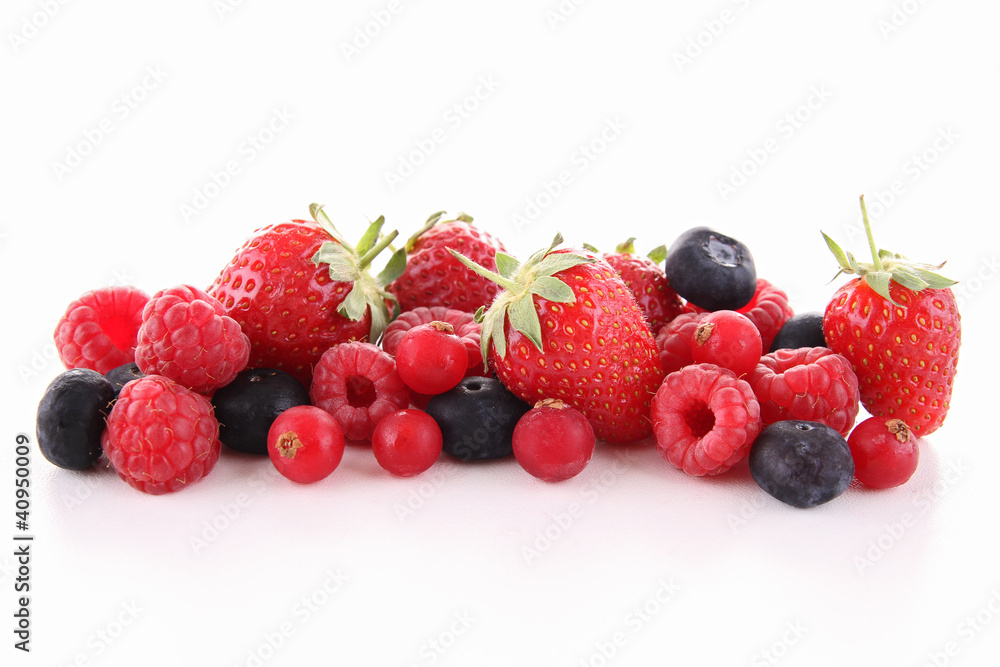 assortment of berries assortment of berries
