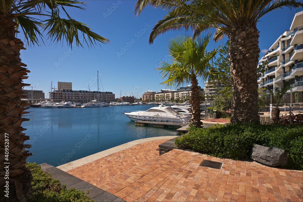 Fototapeta premium Cape Town V&A Waterfront harbor