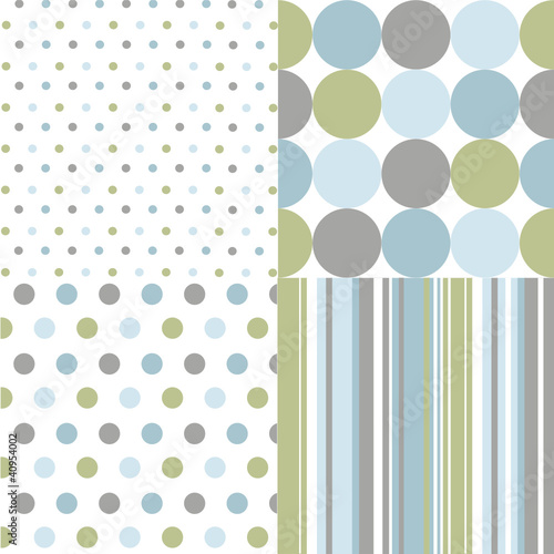 seamless patterns, polka dots