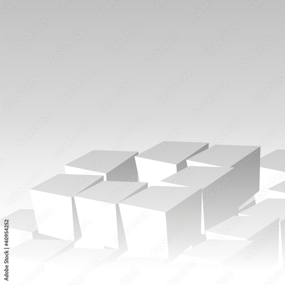 Obraz premium Cubes background. Cube
