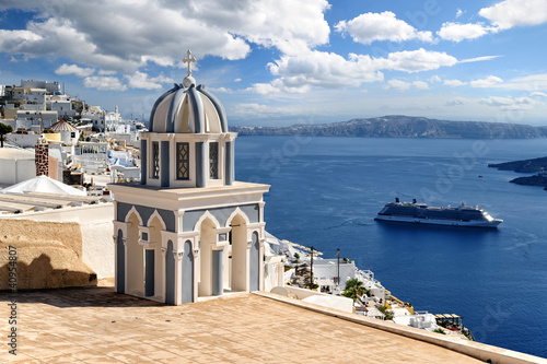 Santorini Caldera view