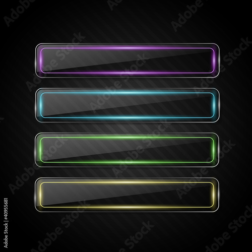 Set of vector banners