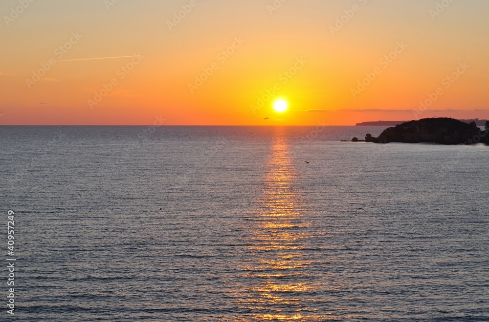 Algarve, pôr-do-sol