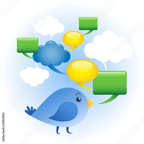 Bird Chat Social Media