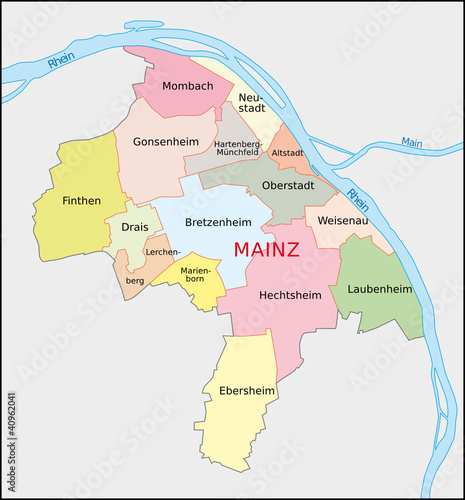 Mainz Stadtteile