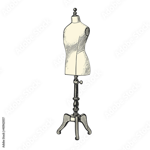 Buste de couture