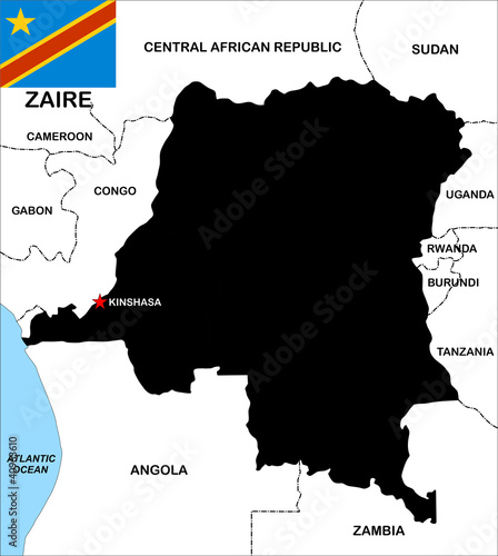 zaire map