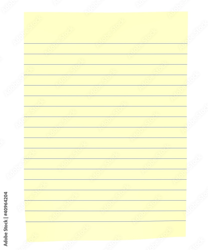 3d render of small paper for notes 3d render of small paper for notes