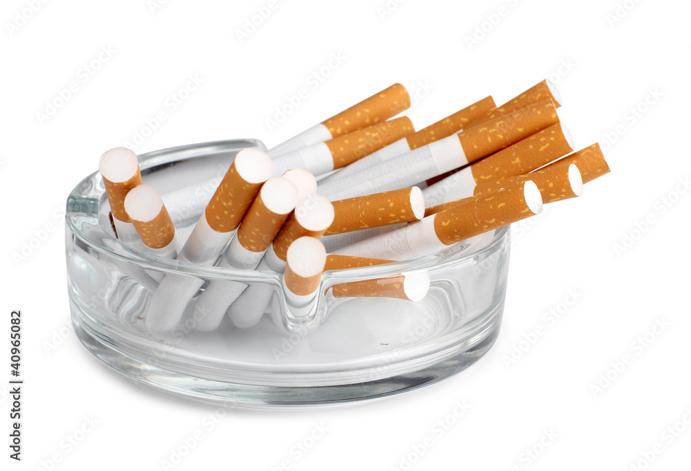Ashtray and cigarettes Ashtray and cigarettes