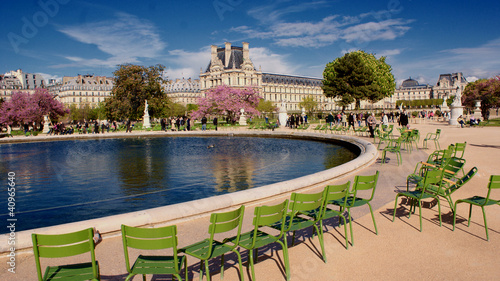 Tuileries in spring photo