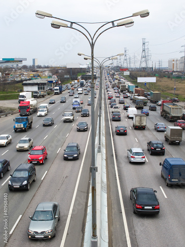 Wallpaper Mural Traffic jam Torontodigital.ca