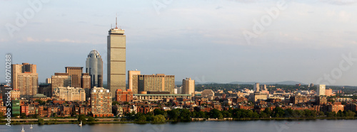 Panoramic View of Boston Back Bay and Brookline photo