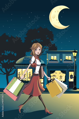 Shopping woman