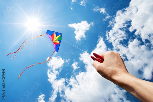 flying kite photo